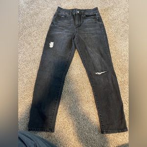 Black RSQ straight leg demin jeans
